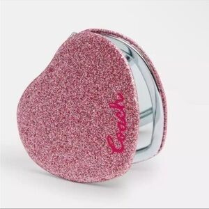 Coach Glittery Pink Heart Mirror
